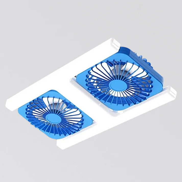 AéroLED® - Ventilateur de Plafond à Double Tête avec LED