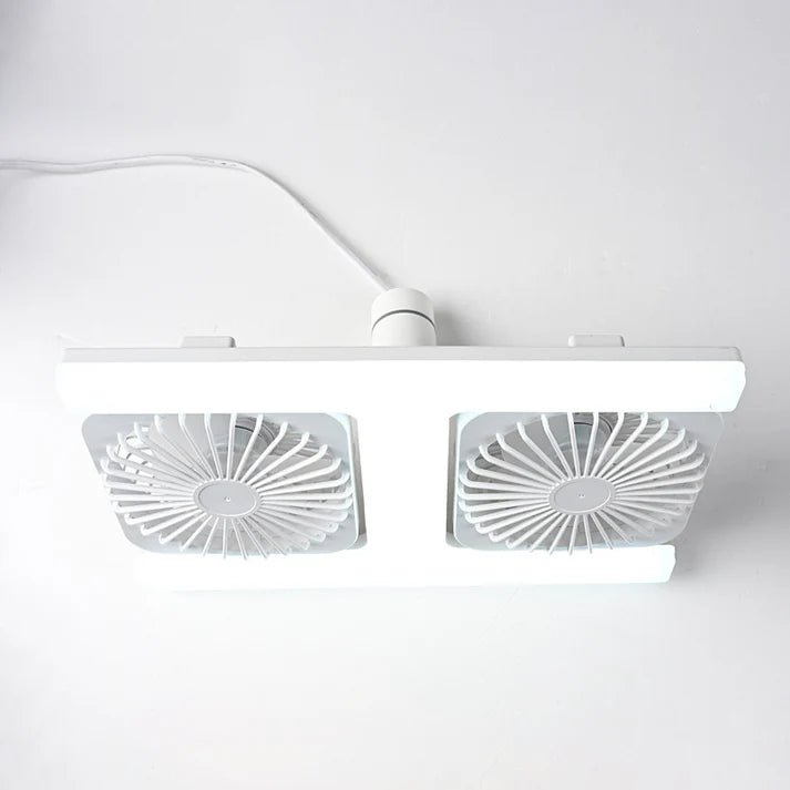 AéroLED® - Ventilateur de Plafond à Double Tête avec LED