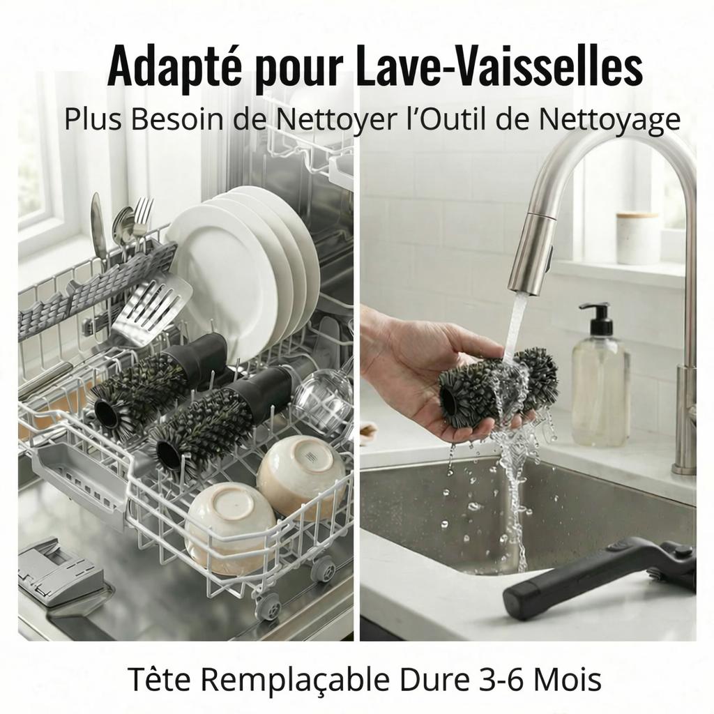 GrillBrille® - Nettoyeur électrique sans fil pour barbecue