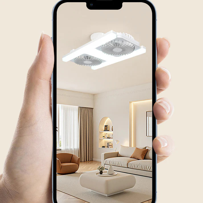 AéroLED® - Ventilateur de Plafond à Double Tête avec LED